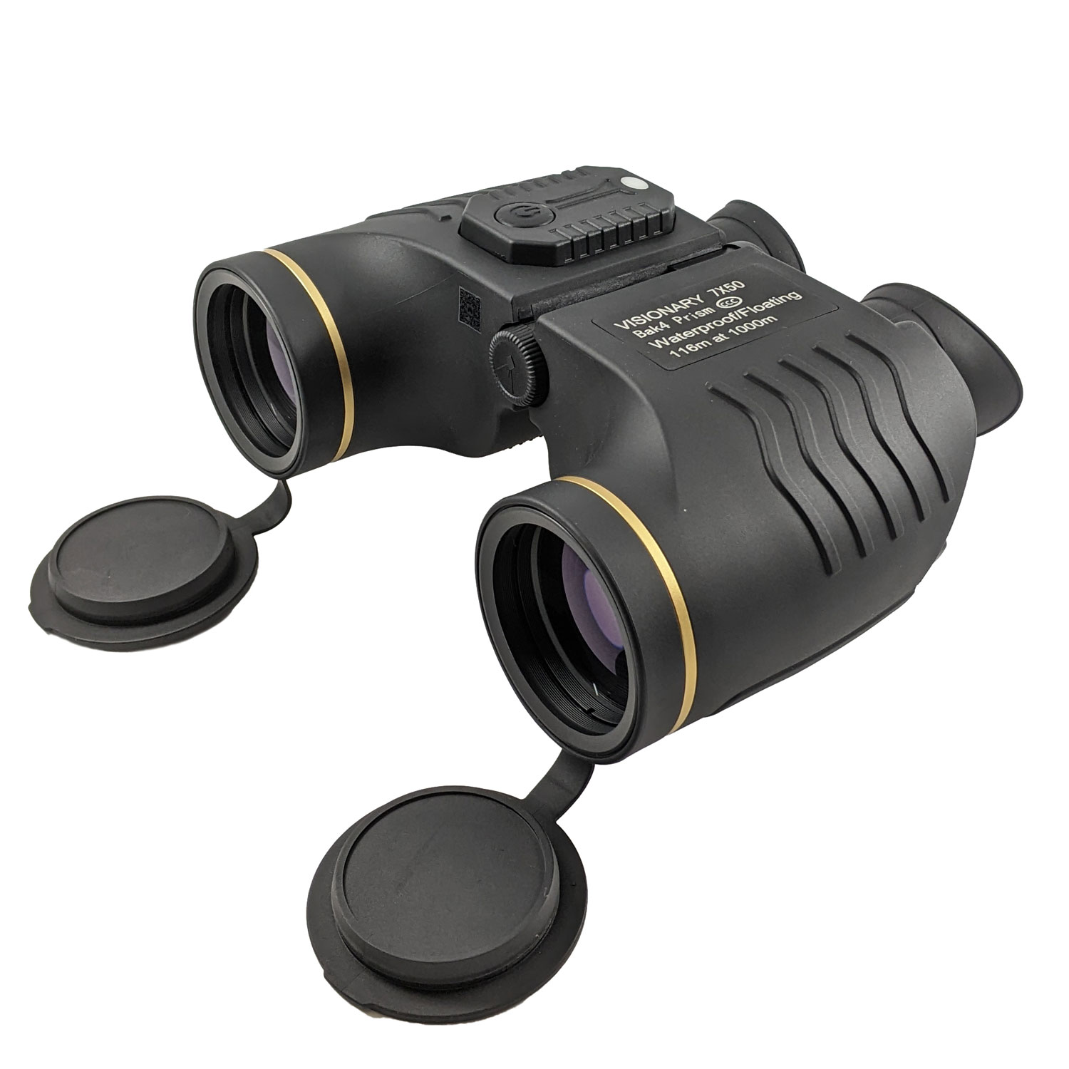Floating waterproof binoculars with hot sale compass